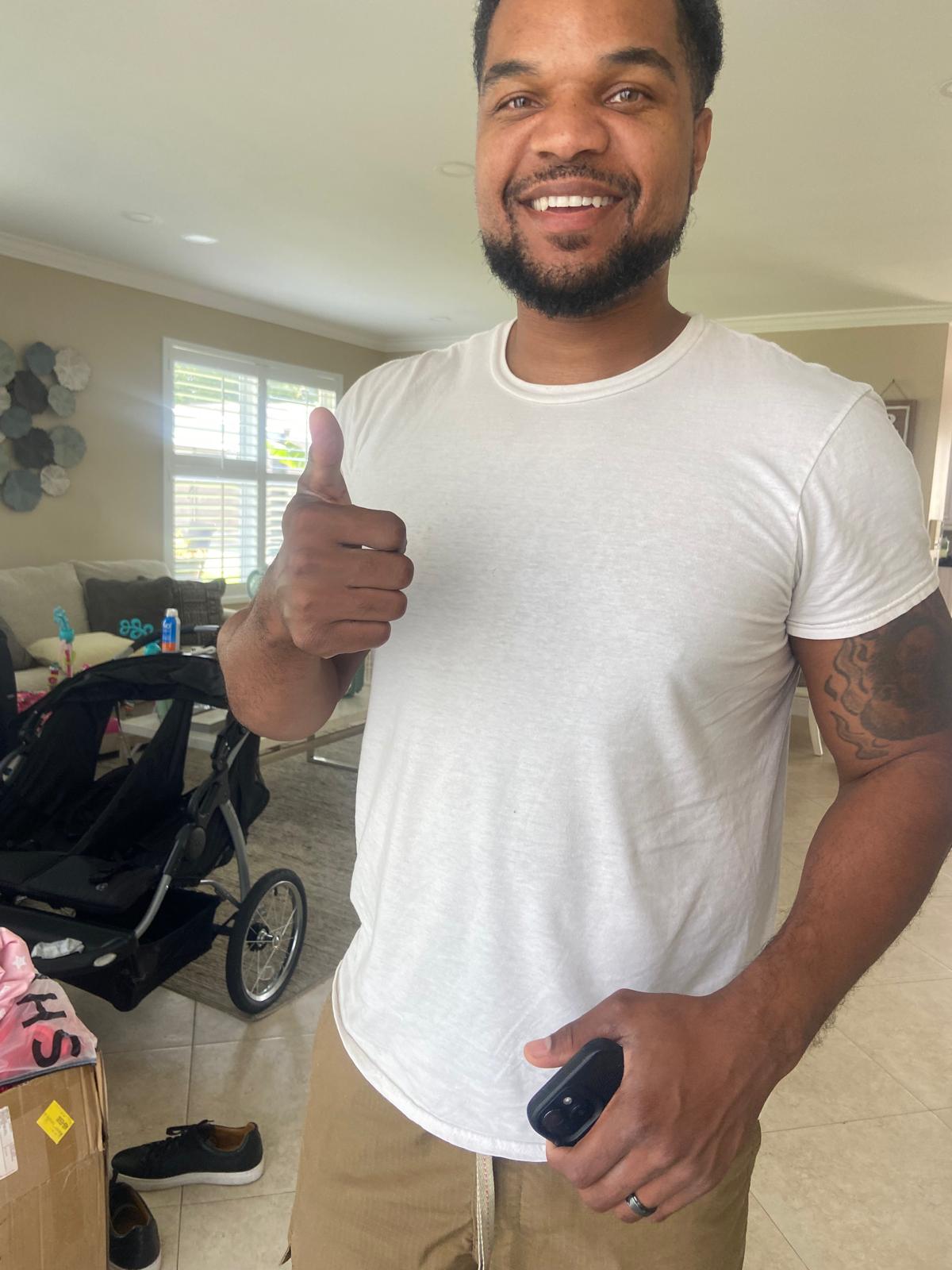 Happy customer